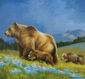Картина "Медведица"