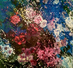 Картина "Абстрактные цветы"