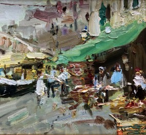 Картина "Венецианский рынок"