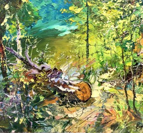 Картина "Ветви,поймавшие солнце"