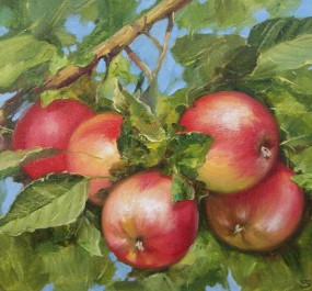 Картина "Ветвь яблок"