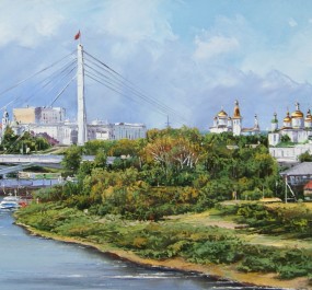 Картина "Мост влюбленных"