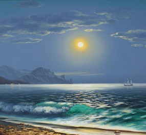 Картина "Вечер на Черном море"