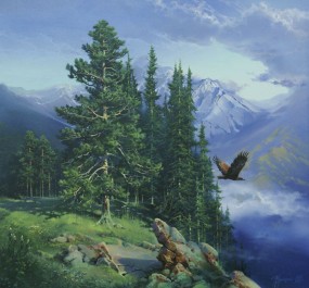Картина "В горах"