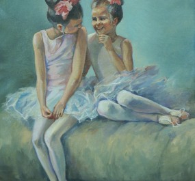 Картина "Юные балерины"
