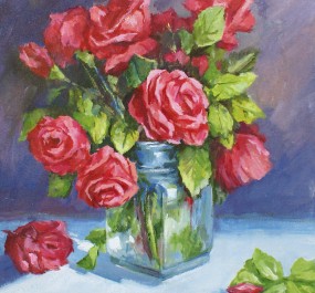 Картина "Красные розы"