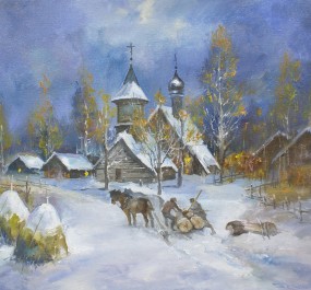 Картина "Зимний полдень"