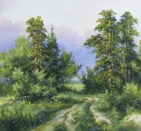 Картина "Лесные дороги"