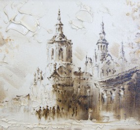 Картина "Спасская церковью Тюмень"