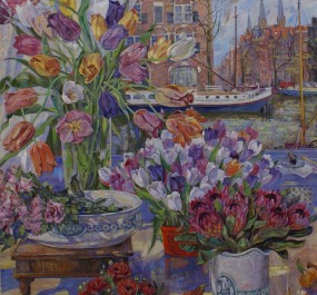 Картина "Цветы Амстердама"