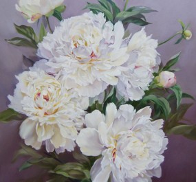 Картина "Тайна белых цветов"