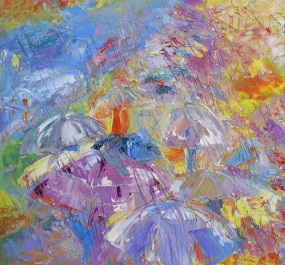 Картина "Зонтики"