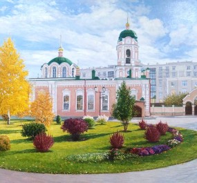 Картина "Ильинский монастырь"