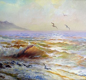 Картина "Утром на море"