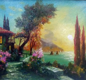 Картина "Крымские берега"