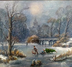 Картина "Зимние праздники"
