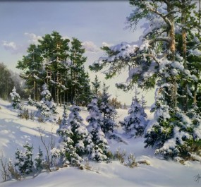 Картина "Под белым снегом"