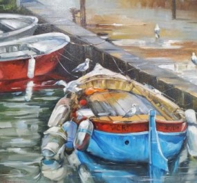 Картина "Лодки"