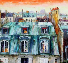 Картина "Paris roofs 2"