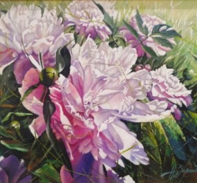 Картина "Июнь.Пионы"