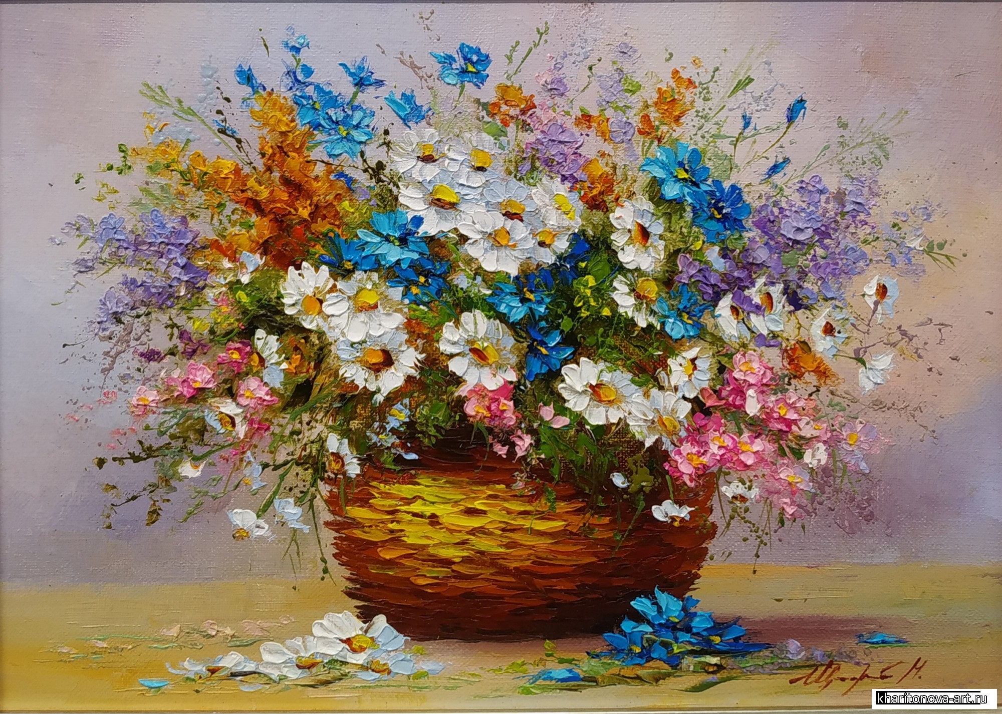 Ромашки и васильки
