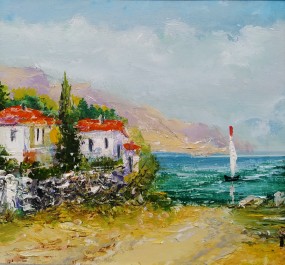 Картина "Утро в Крыму"