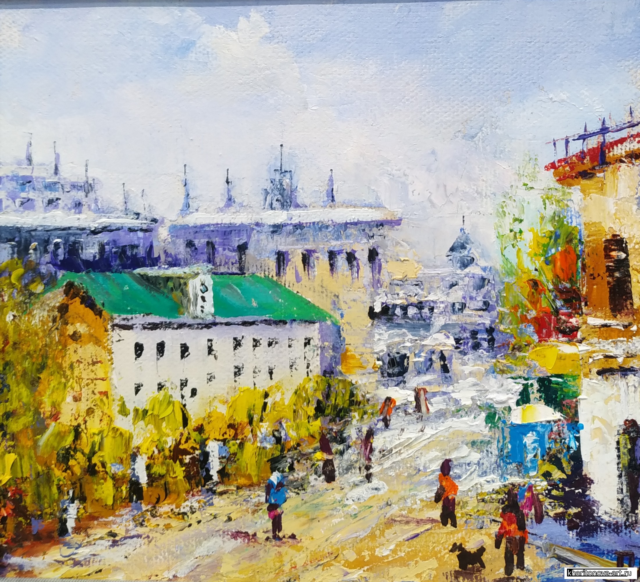 Город просыпается