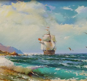 Картина "Морская идилия"