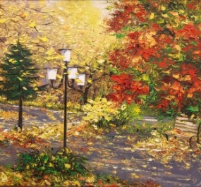 Картина "Красный клен"