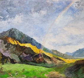 Картина "Горы. Пейзаж"