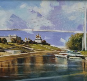 Картина "Мост влюбленных"