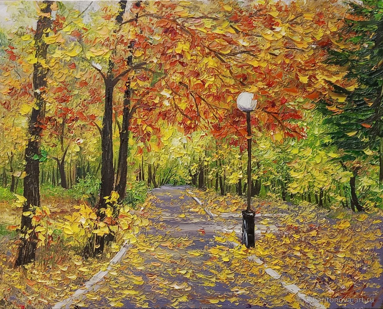 Рябина в парке