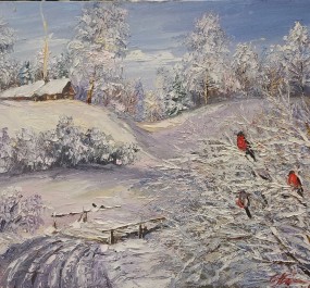 Картина "Снегири"