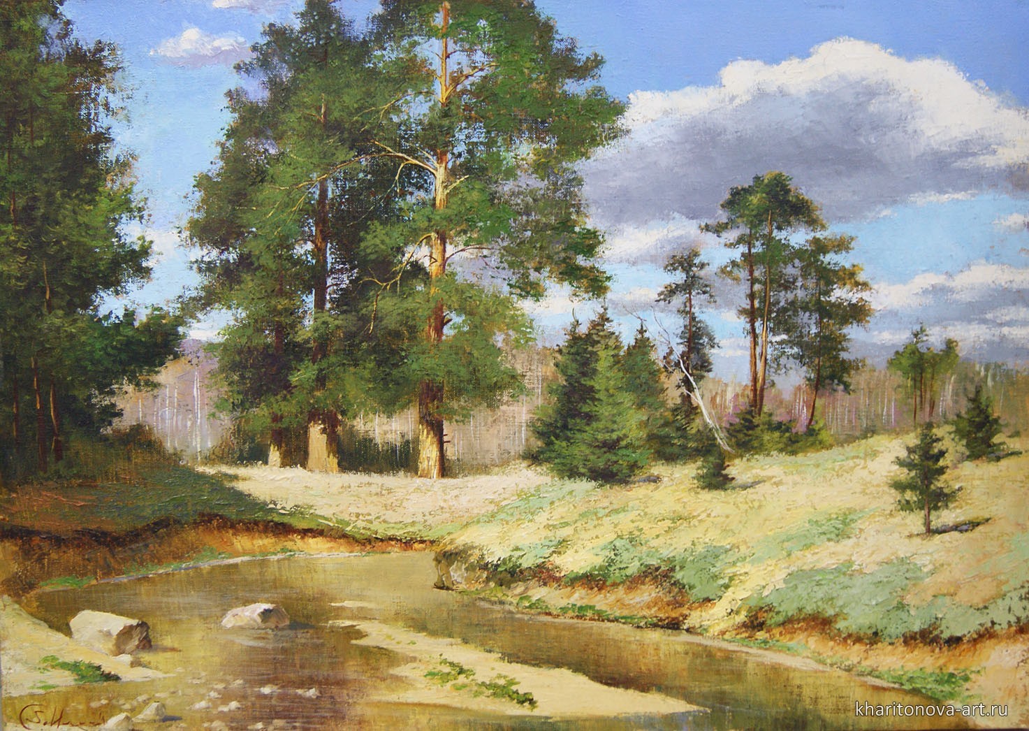 Весна. Ручей.