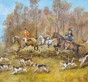 Картина "Осенняя охота"