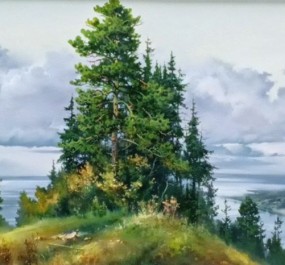 Картина "На высоком берегу"