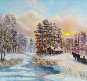 Картина "Зимовье"