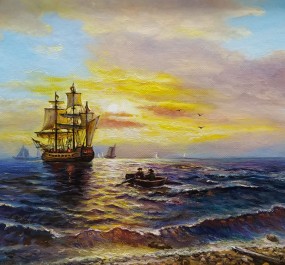 Картина "Морской вид"