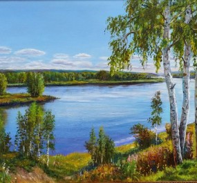 Картина "Река"