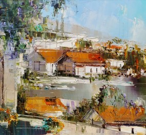 Картина "Южный город"