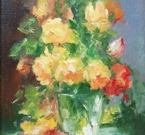 Картина "Желтые цветы"