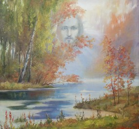 Картина "Золотой лес"