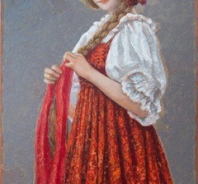 Картина "Красные ленты"