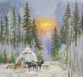 Картина "Лоси"