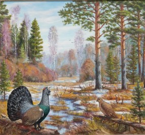 Картина "Глухари "