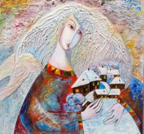 Картина "Зимний ангел"