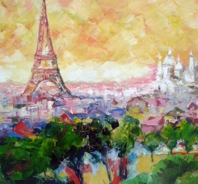 Картина "С приветом из Парижа"