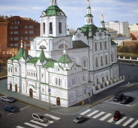 Картина "Спасская церковь"