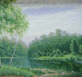 Картина "Утро у реки"
