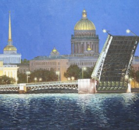Картина "Дворцовый мост"